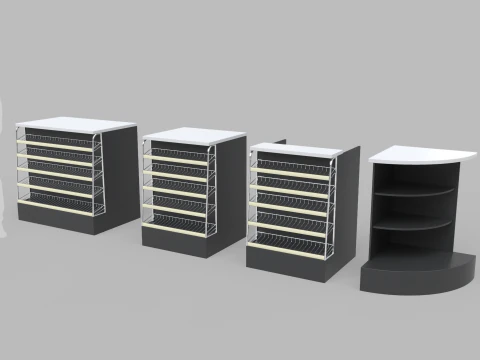 Modules de caisse Modèle 3D