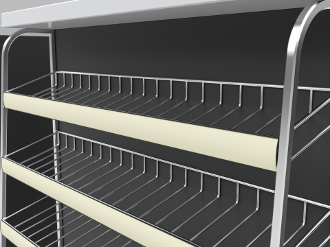 Counter Cashier Modules 3D 模型