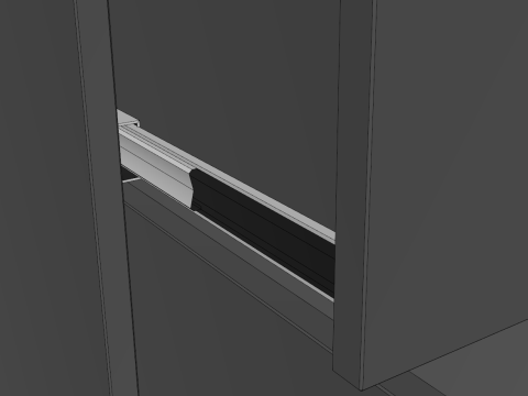 Counter Cashier Modules 3D 模型