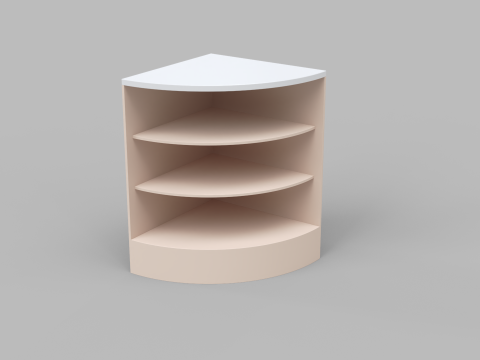 Counter Cashier Modules 2 3D 모델