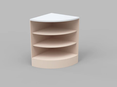 Counter Cashier Modules 2 3D Model