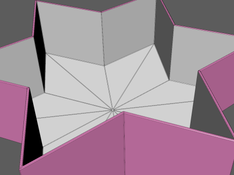 Crinkle Paper Gift Box Star Shape 3Dモデル