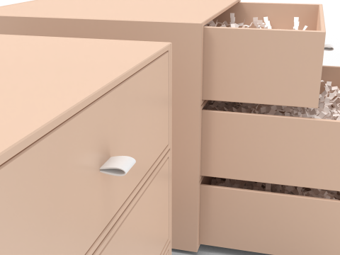 Crinkle Paper Three Drawers Gift Box 3D Модель