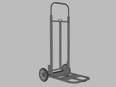 Dolly Hand Truck Modello 3D
