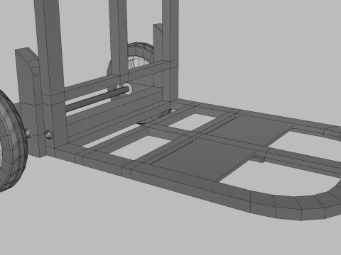 Dolly Hand Truck Modello 3D