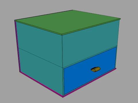 Drawer Gift Box 3D Model