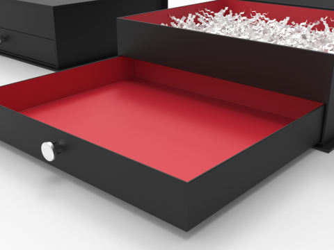 Drawer Gift Box 2 3D Model