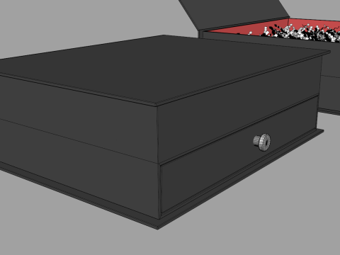 Drawer Gift Box 2 3D Model