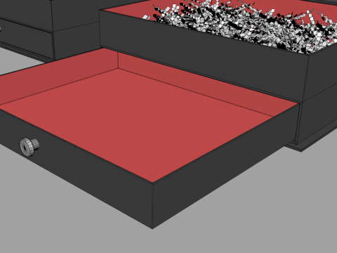 Drawer Gift Box 2 3D Model