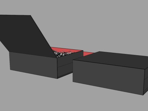 Drawer Gift Box 2 3D Model