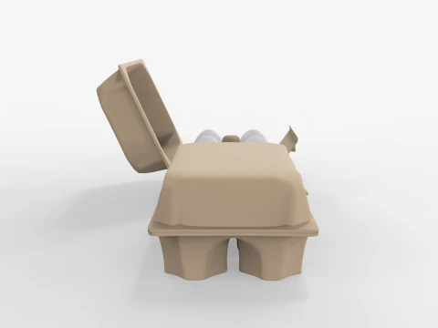 Caixa de Ovos Modelo 3D