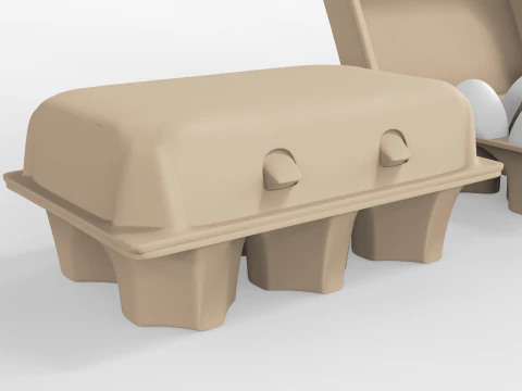 Caixa de Ovos Modelo 3D