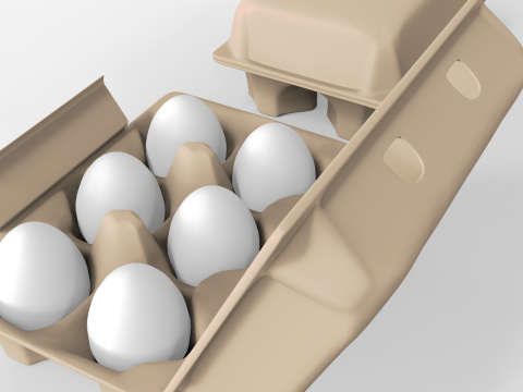 Eggs Box Model 3D