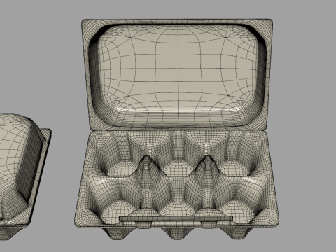 Eggs Box Model 3D