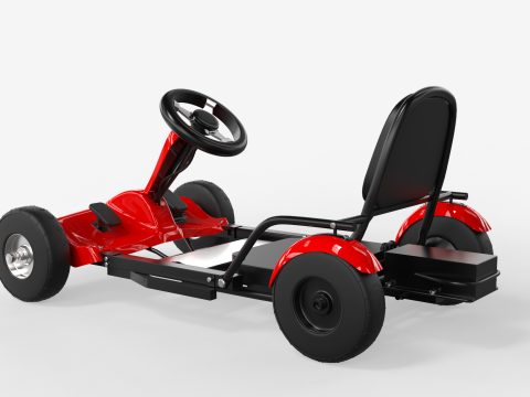Electric Go Kart 3D Model