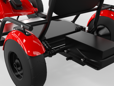 Electric Go Kart 3D Model