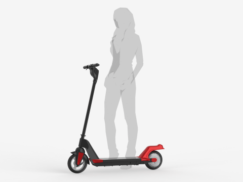 Electric Scooter 3D Model