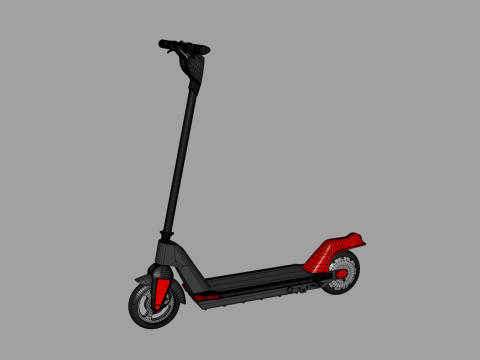 Electric Scooter 3D Model