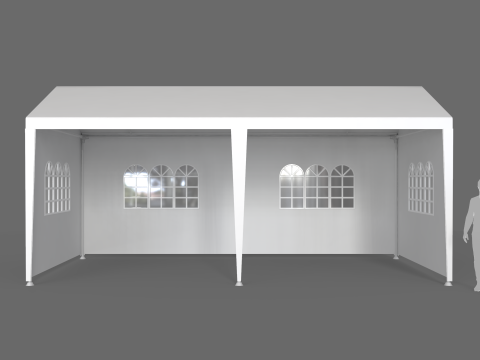 Event Tent 6x3meters Modèle 3D