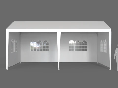 Event Tent 6x3meters 3D Model