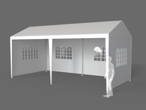 Event Tent 6x3meters Modèle 3D