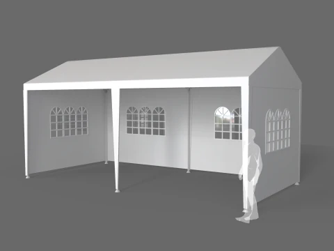 Event Tent 6x3meters 3D Model