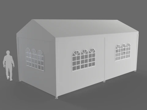 Event Tent 6x3meters 3D Model