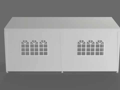 Event Tent 6x3meters 3D Model