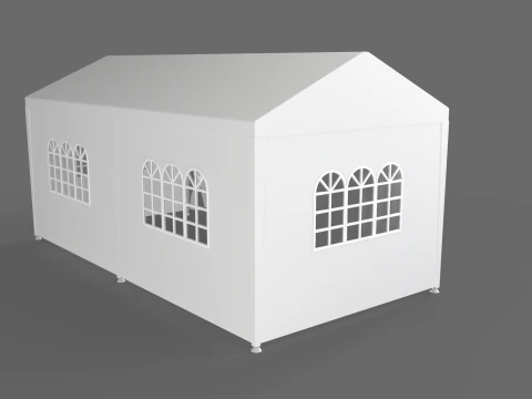 Event Tent 6x3meters 3D Model