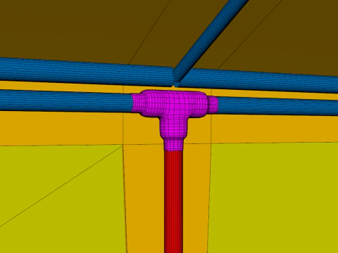 Event Tent 6x3meters 3D Model