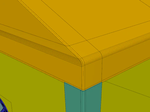 Event Tent 6x3meters 3D Model