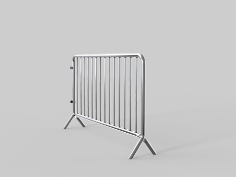 Fence Barrier - Crowd Control 1 3D Model