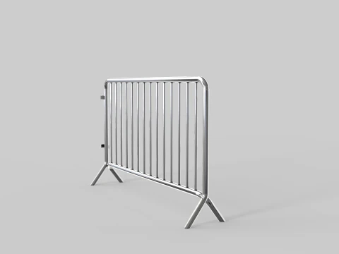 Fence Barrier - Crowd Control 1 3D Model