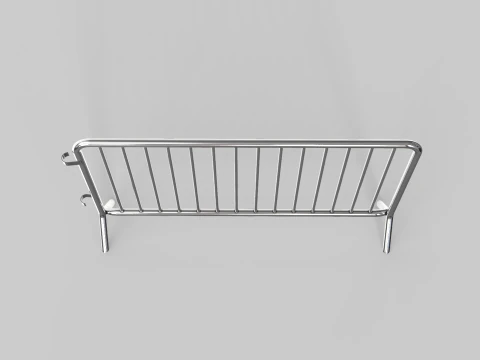 Fence Barrier - Crowd Control 1 3D Model