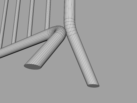 Fence Barrier - Crowd Control 1 3D Model