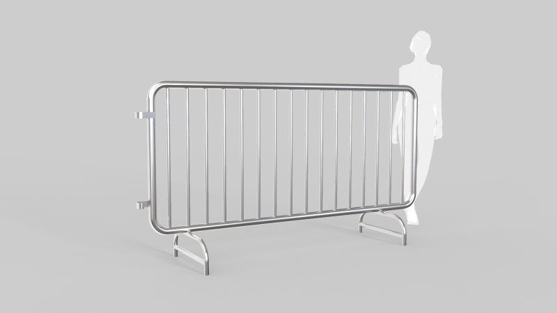 Fence Barrier - Crowd Control 2 3D Модель .c4d .max .obj .3ds .fbx .stl .blend 