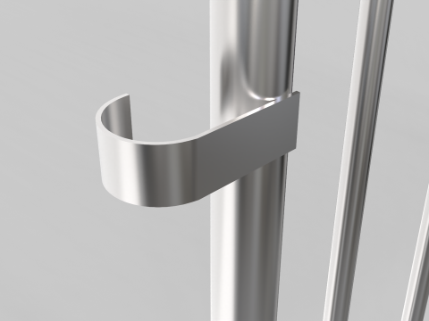 Fence Barrier - Crowd Control 2 3D Модель