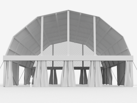 Festival Tent 3D मॉडल