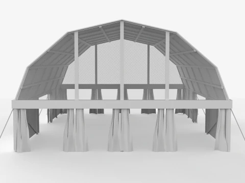 Festival Tent 3D Model