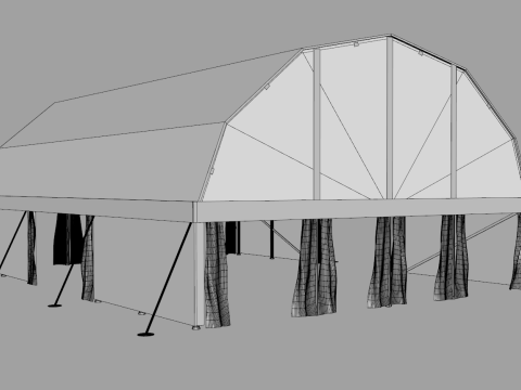 Festival Tent 3D मॉडल