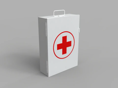 応急処置用ウォールボックス 3Dモデル
