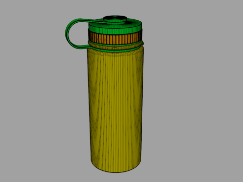 Flask Vacuum Thermo Cup 3D Модель