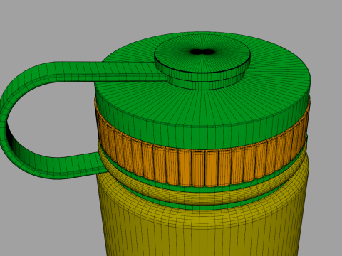 Flask Vacuum Thermo Cup 3D Модель