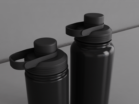 Flask Vacuum Thermos 3Dモデル