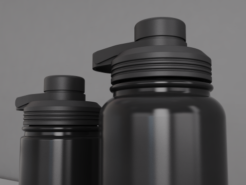 Flask Vacuum Thermos 3Dモデル