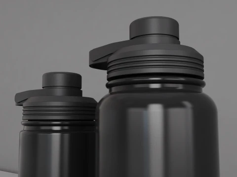 Flask Vacuum Thermos 3D Model