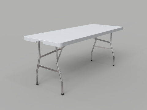 Folding Table - 6 Ft Modelo 3D