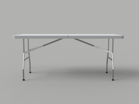 Folding Table - 6 Ft Modelo 3D