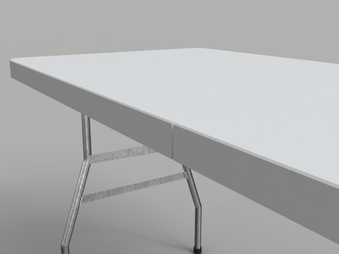 Folding Table - 6 Ft Modelo 3D
