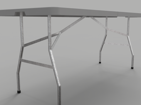 Folding Table - 6 Ft Modelo 3D